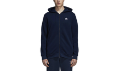 Originals Trefoil Full Zip Fleece Hoodie "Collegiate Navy" DS9896