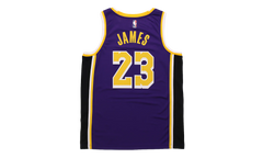 NBA Los Angeles Lakers Statement Edition 2020 Swingman Jersey "Lebron James - Purple / Yellow" CV9481 508