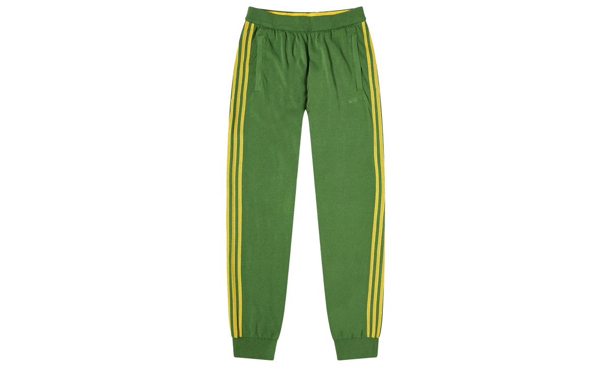 Nylon Knit Track Pants "Wales Bonner X Adidas - Green" IW1176