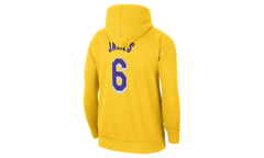 NBA LA LAKERS LEBRON JAMES #6 FLEECE HOODIE "Yellow" DB1181 728