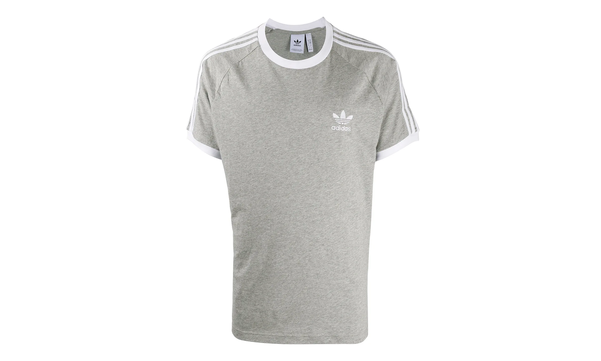 Originals 3-Stripes Tee "Medium Grey Heather" FM3769