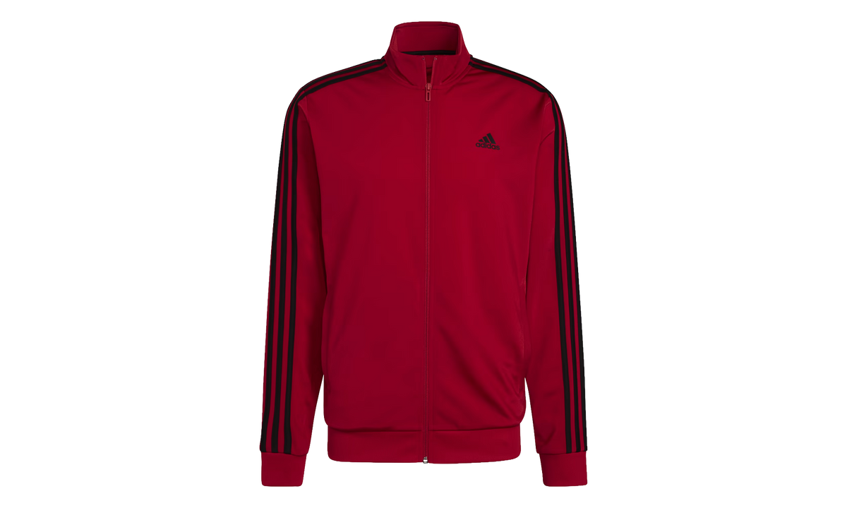 Essentials Warm-Up 3-Stripes Track Jacket "Scarlet / Black" H46104