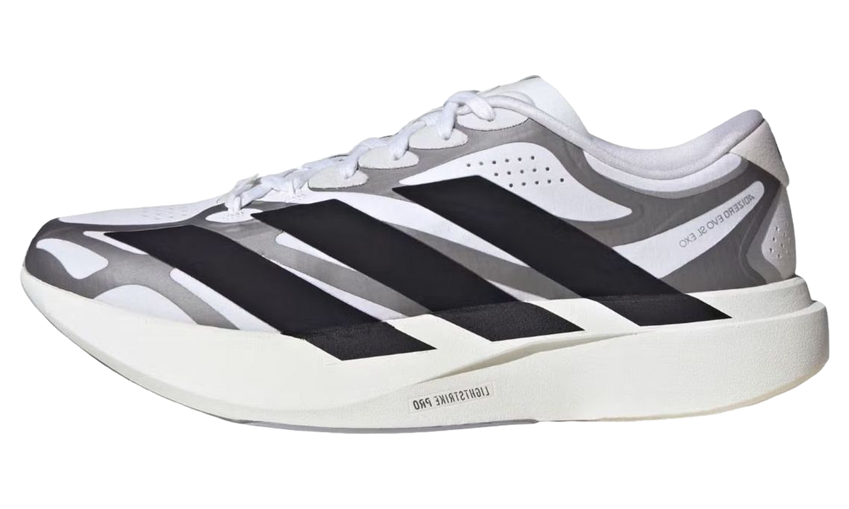 ADIZERO EVO SL EXO "Cloud White / Core Black / Iron Metallic" KI4763