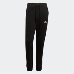 Men's adidas Essentials French Terry Tapered-Cuff 3-Stripes Pants