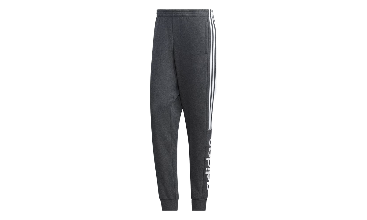 Essentials Colorblock Fleece Pants "Dark Grey Heather / White" GD5474