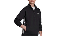 Must Haves 3-Stripes 1/2 Zip "Black / White" EB5280