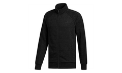 Badge of Sport 3-Stripe Cotton Fleece Pullover "Black" DH9082