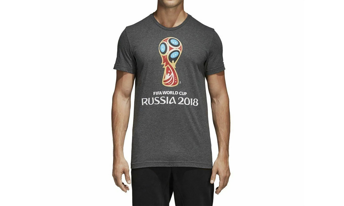 World Cup Emblem Tee "Dark Grey Heather" DM1299