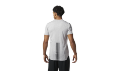 Essential Droptail 3 Stripe Tee "Grey Black" BQ1544