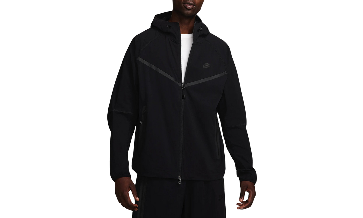 Tech Men's Woven Jacket Mens Style "Black/Black/Black" HM7151 010