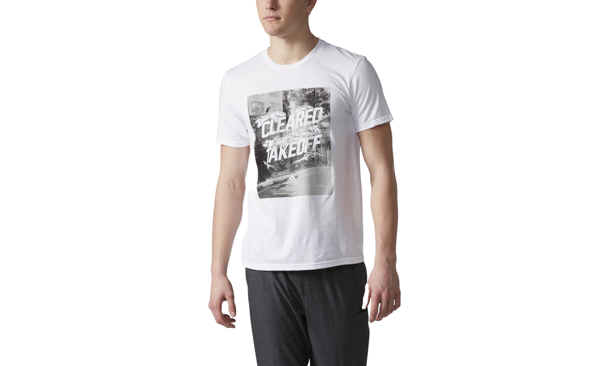 Take Off Ball Shortsleeve T-Shirt "White / Black / Grey" BP7750
