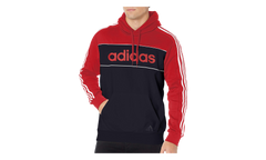 Essentials Hooded Colorblock Sweatshirt "Scarlet / Legend Ink / Scarlet" GL7465