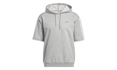Donovan Mitchell Short Sleeve Hoodie "Medium Grey Heather" HB6758