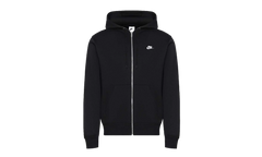Club Full-Zip Fleece Hoodie "Black / White" FN3861 010