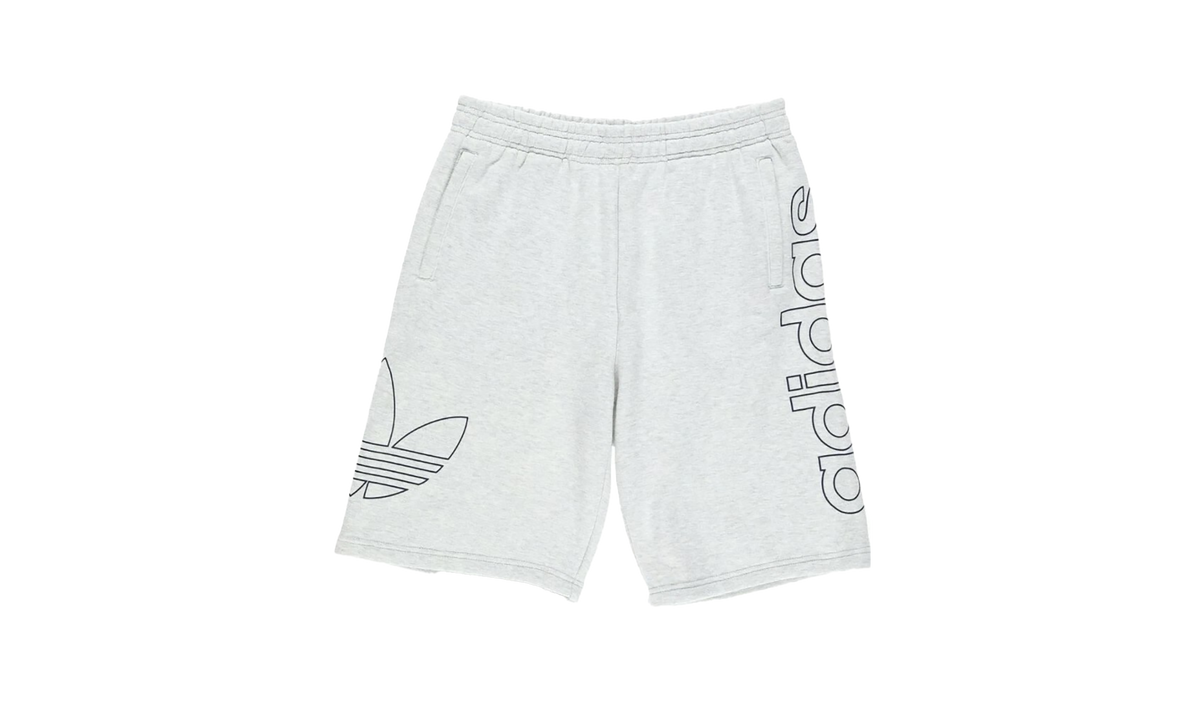 Originals French Terry Outline Short "Light Grey Heather / Collegiate Navy" DV3272