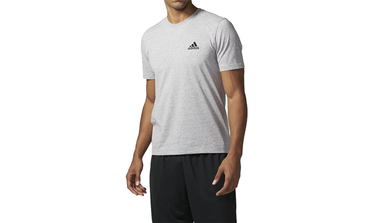 Essential Droptail 3 Stripe Tee "Grey Black" BQ1544