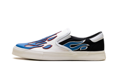 Slip On Sneakers "Flame - Black White Blue" S0F23149CL BWB