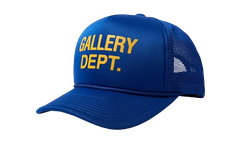 Logo Print Trucker Cap "Blue" GD077