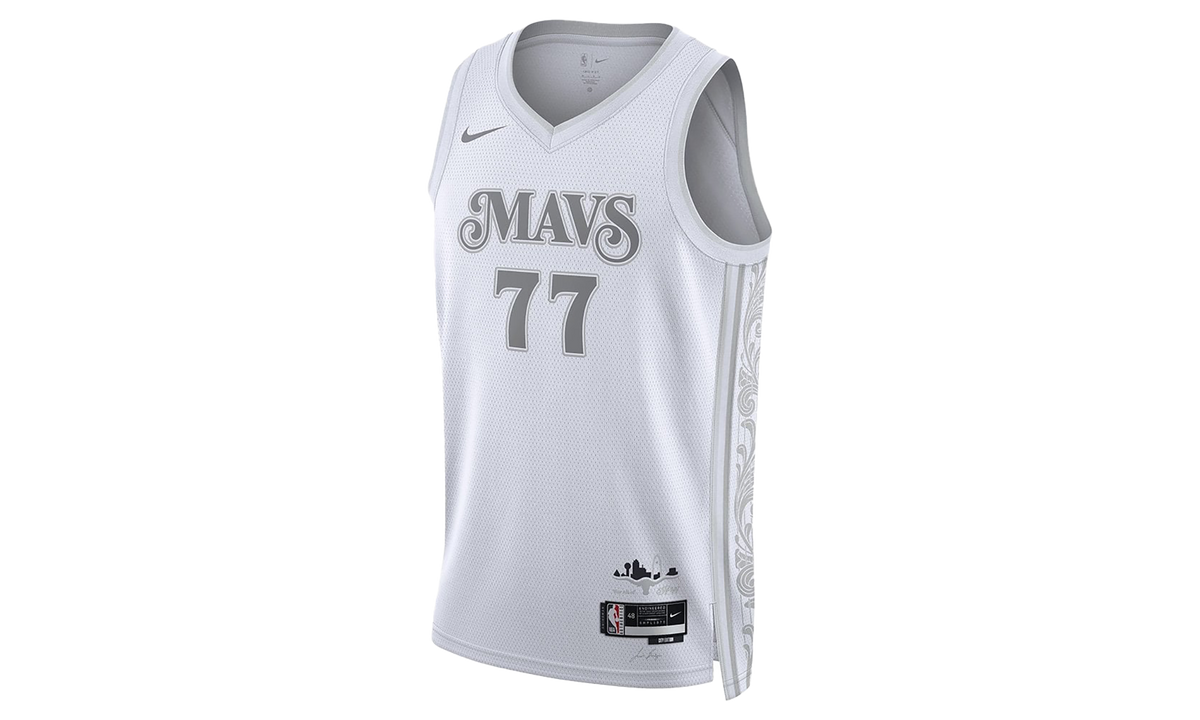 NBA MAVERICKS DONIC CITY EDITION 2024/25 SWINGMAN JERSEY "White" FQ4339 100