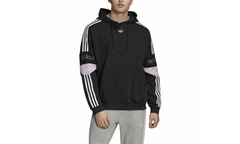 Originals Team Signature Trefoil Hoodie "Black / Clear Lilac" ED7175