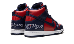 SB Dunk High "Supreme - By Any Means - Navy/Red" DN3741 600