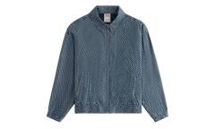 Gesa Monogram Silk Coach Jacket "Navy" khw010114 336