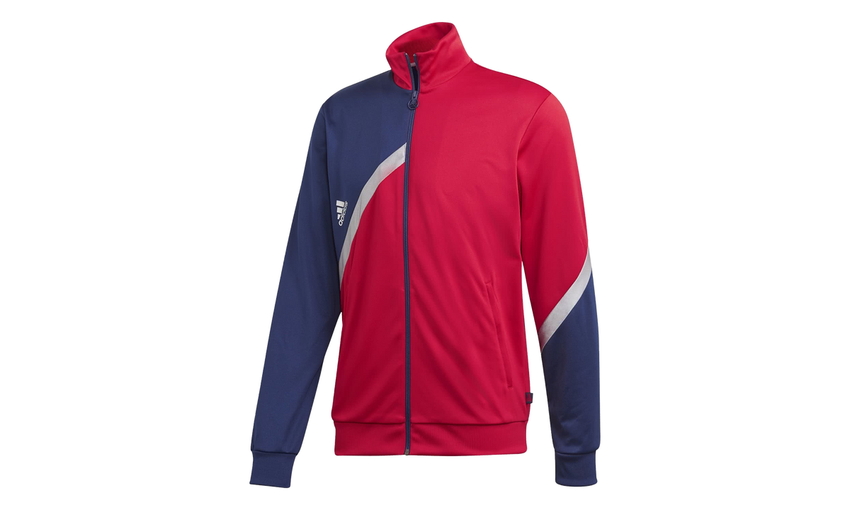Tan Club Home Track Jacket "Scarlet / Team Navy" FS5047