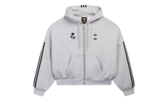 Full Zip Logo Hoodie "Willy Chavarria - Grey" KV2250