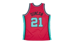 NBA Tim Duncan Reload Swingman Jersey "1998 San Antonio Spurs - Pink" SMJYCP19304 SASPINK98TDU