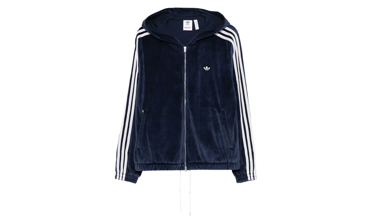 Velour Track Jacket "Wales Bonner - Collegiate Navy" KG3624