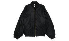 CHAVARRIA SATIN BOMBER JACKET "Black" KD9361