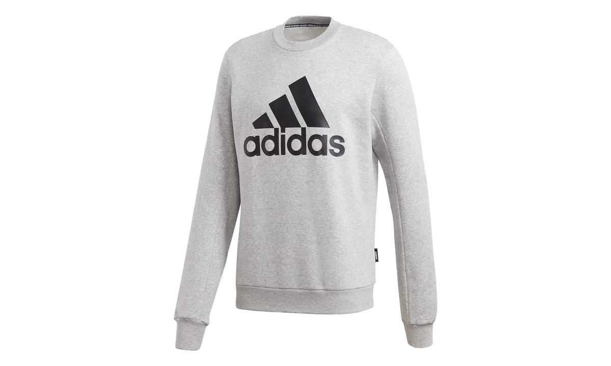 Badge of Sport Fleece Sweatshirt "Medium Grey Heather" GC7337