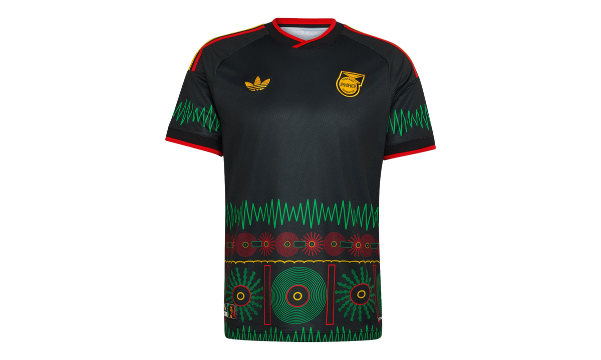 Football Jamaica 26 x Bob Marley Away Jersey "Black" KD0957
