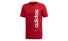 Vertical Graphic Tee Shirt "Scarlet / White" EJ9294