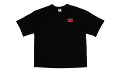 Life Short-Sleeve Boxy Knit Top "Black" II4379 010