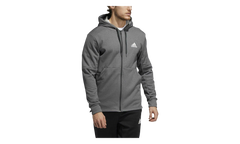 Game & Go Full Zip Hoodie "Dark Solid Grey / White" GD0867