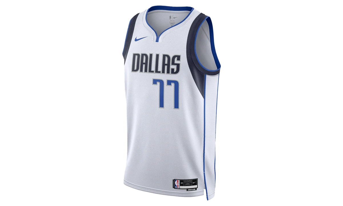 NBA MAVERICKS 'DONCIC 77' 22/23 ASSOCIATION EDITION SWINGMAN JERSEY "White" DN2074 100