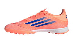F50 League Turf Boots "Beam Orange / Lucid Blue / Cloud White" JH7723