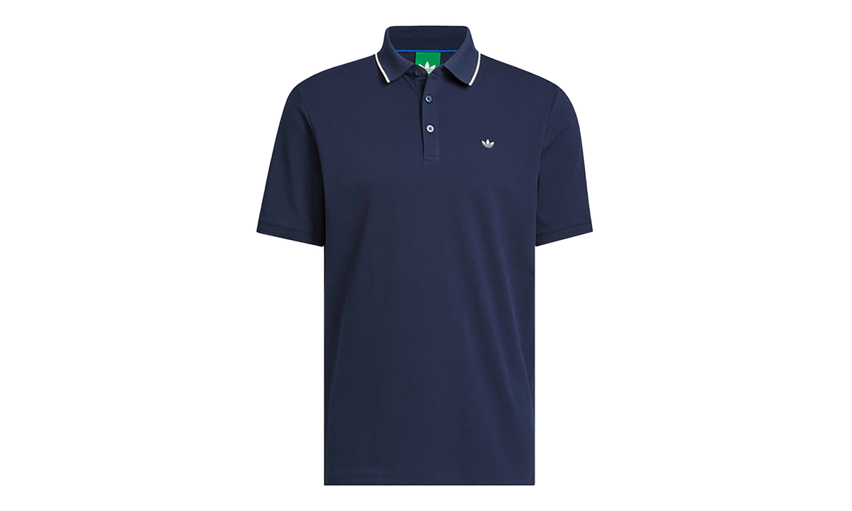 Originals Twistknit Trefoil Polo Shirt "Night Indigo / Chalk White" KB8622
