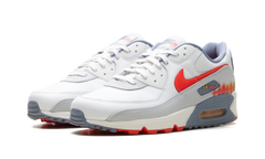 Air Max 90 Premium "Summit White Ashen Slate Pure Platinum Bright Crimson" HJ9147 121