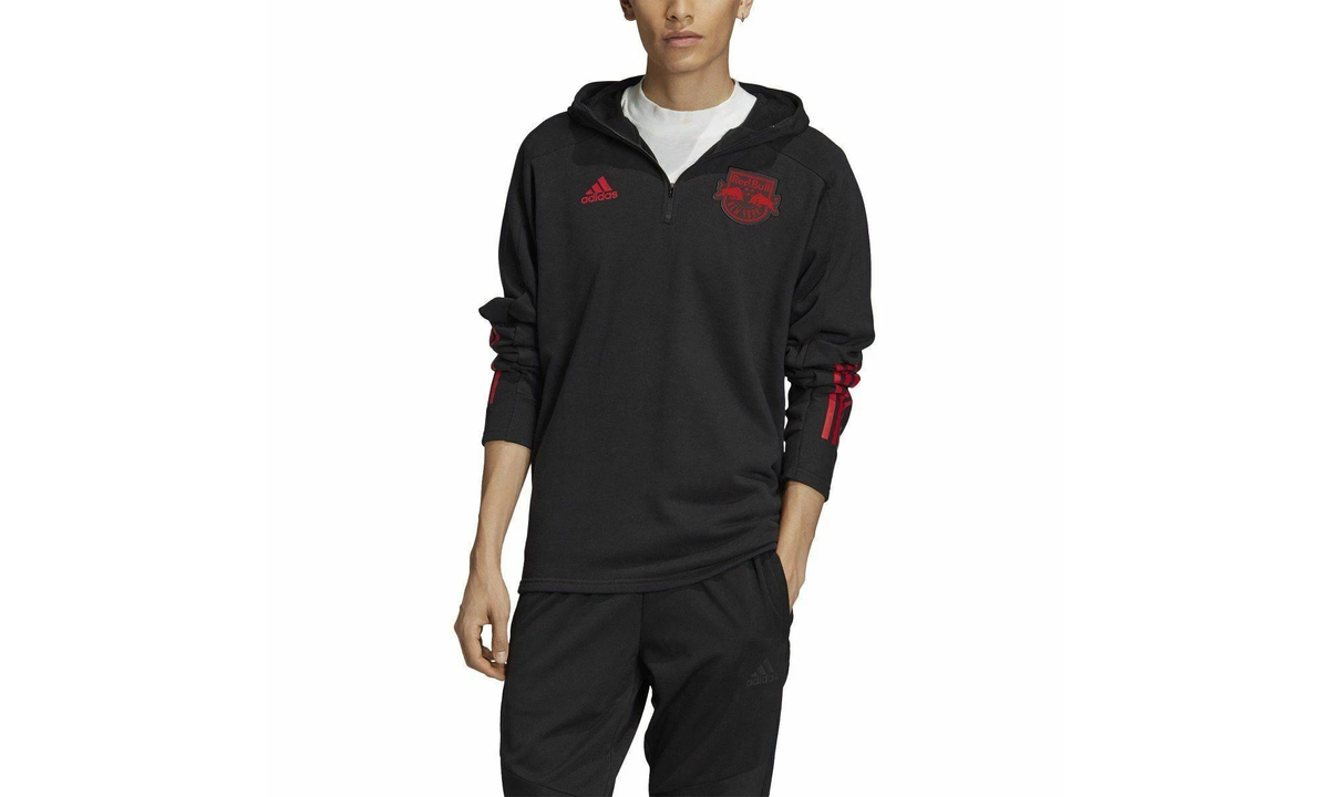New York Red Bulls 3-Stripes Travel Jacket "Black / Red" FI1440