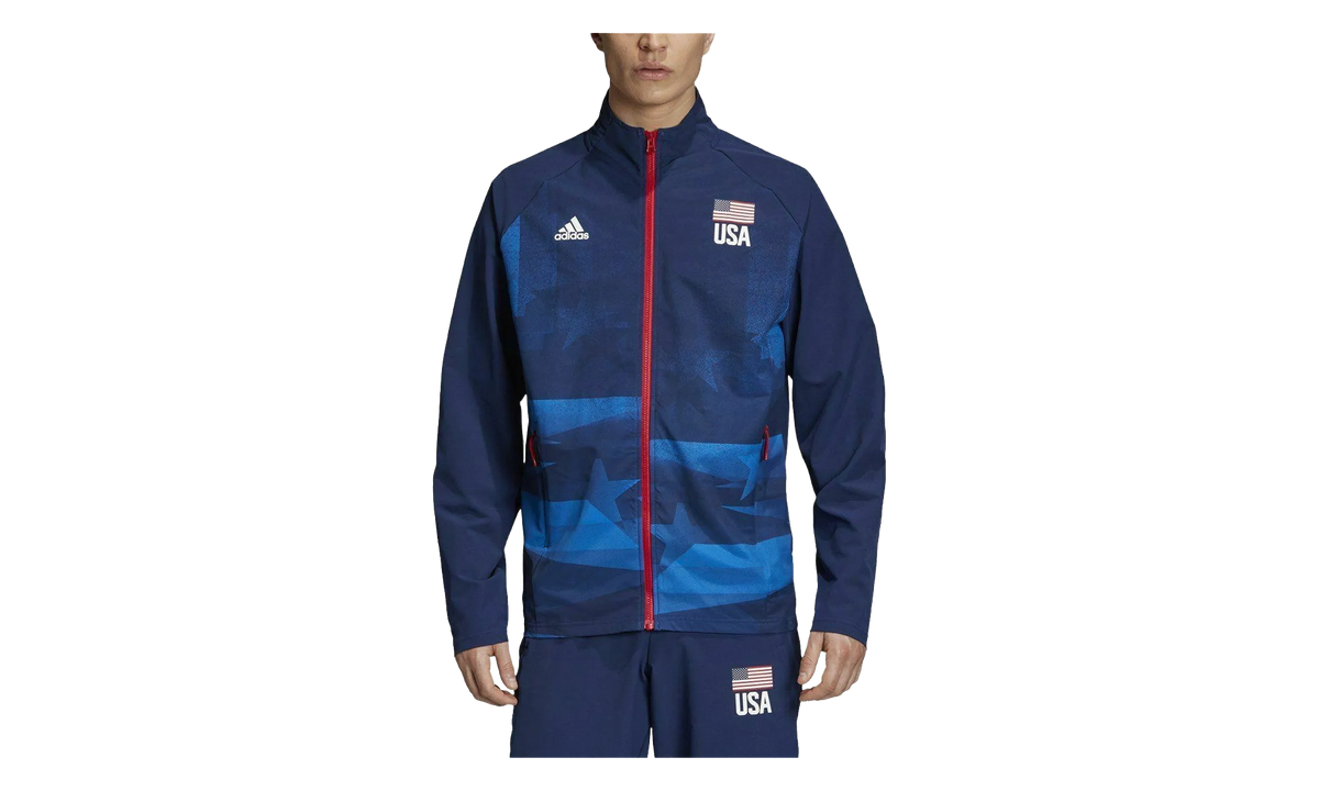 USA Volleyball Warmup Jacket "Blue" FK1046
