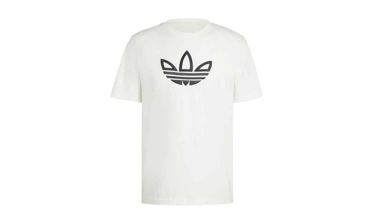 Outline Trefoil T-Shirt "Cloud White" iy4890