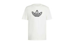Outline Trefoil T-Shirt "Cloud White" iy4890