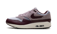 Air Max 1 ESS PRM "CEMENT GREY/BURGUNDY CRUSH" FQ7327 001