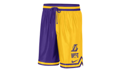 LA LAKERS COURTSIDE NBA GRAPHIC SHORTS "Purple" DR9350 728
