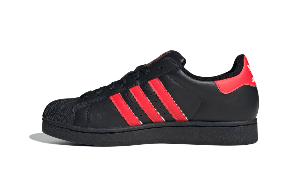 SUPERSTAR II "Core Black Lucid Red Cloud White" JQ3176