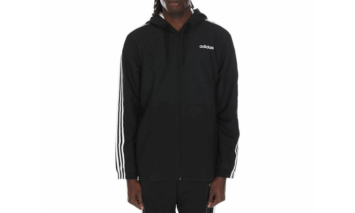Essentials 3-Stripes Woven Windbreaker "Black" DQ3066