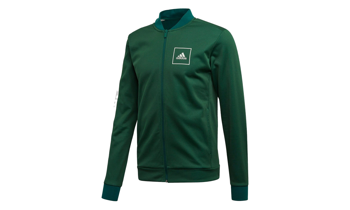 3 Stripes Pique Track Jacket "Collegiate Green" FM3451