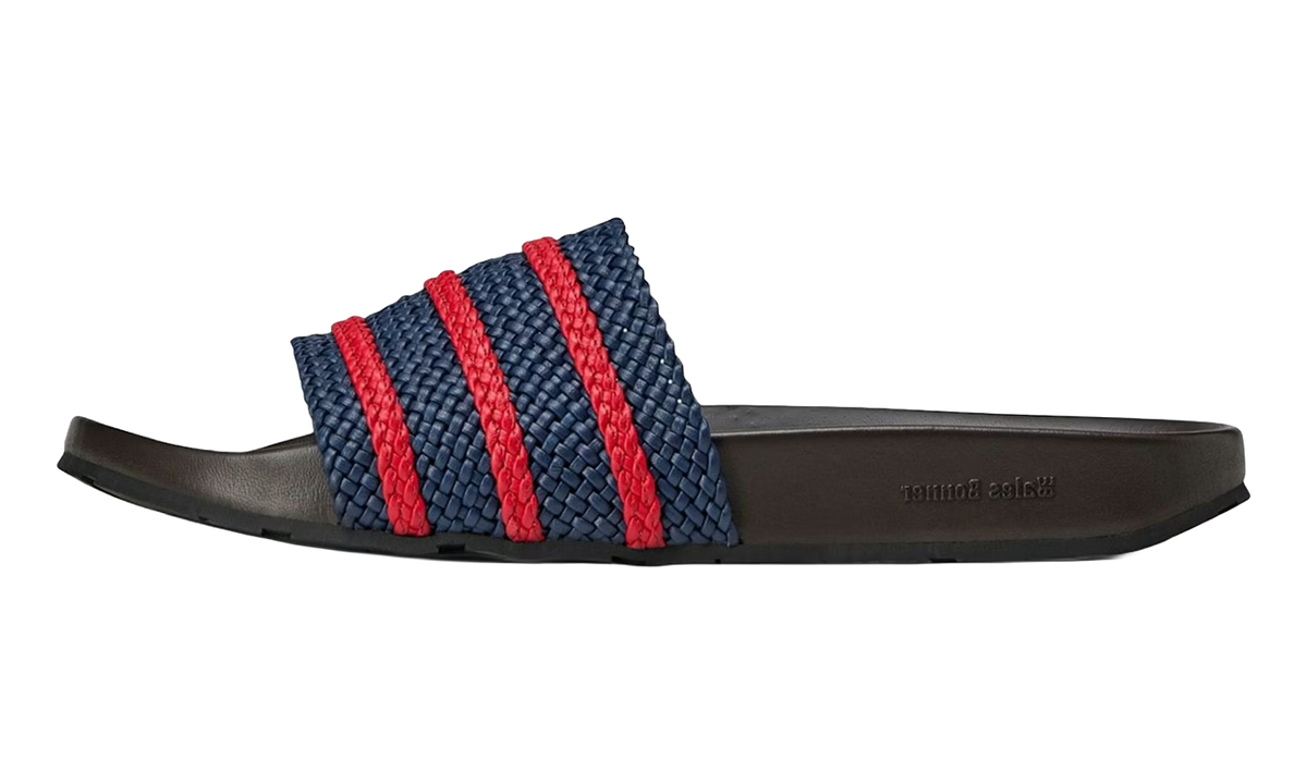 Adilette Slides "Wales Bonner Night Indigo Scarlet" KI3388
